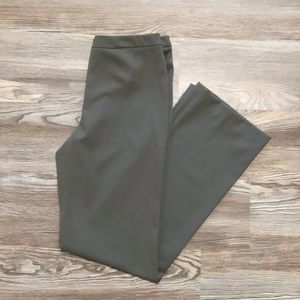 Brooks Brothers Taupe Mid Rise Wool Blend Straight Leg Trousers 6 NWT